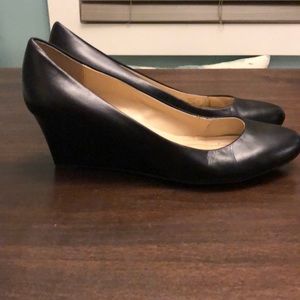 Calvin Klein Black wedge heels